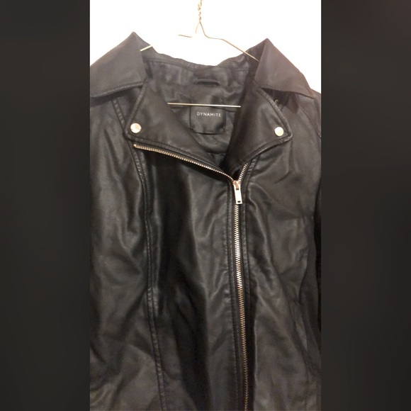Black leather jacket from Dynamite. Size Medium :) - Picture 3 of 3